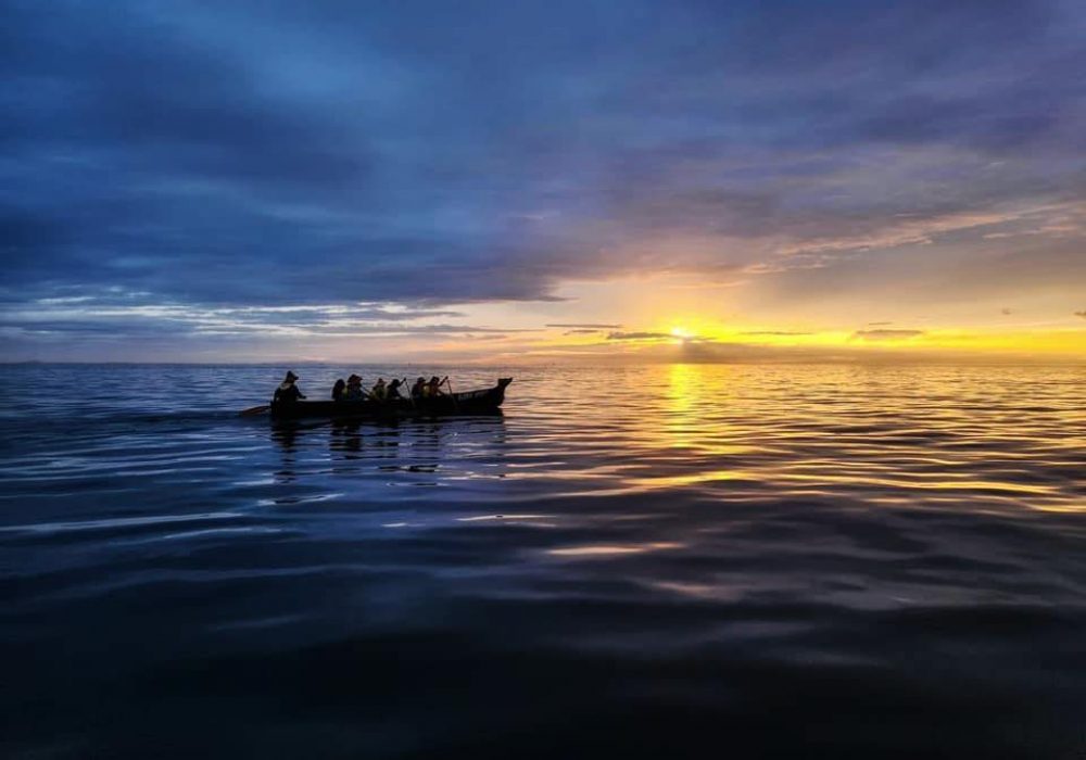 Jo-Anne Routhier: the T'Sou-ke canoe Elder Spirit.